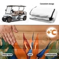 thumbnail image 6 of Uourmeti Tropical Floral Golf Cart Seat Covers Universal, with Front Pockets, Suitable for Club Car Old Ds Golf Cart, Fit for 2-Seat Golf Carts, 6 of 8