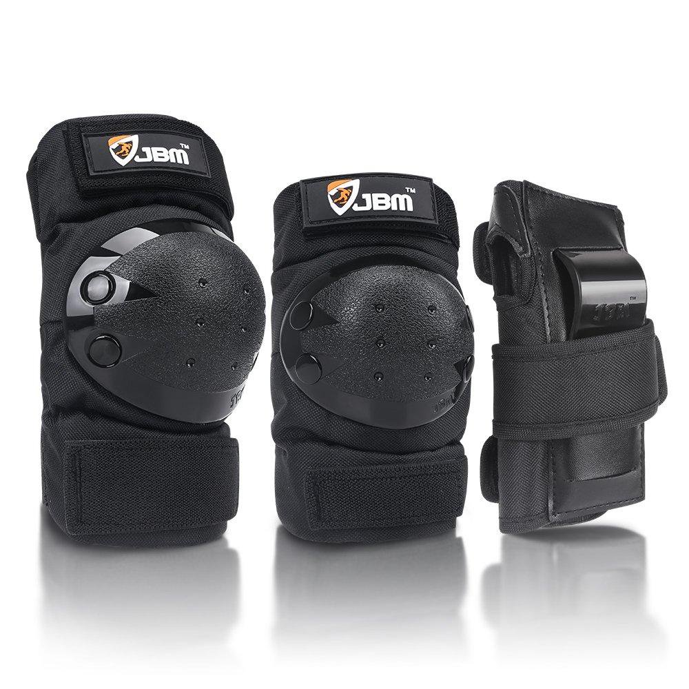 JBM Adult/Child Knee Pads Elbow Pads Wrist Guards 3 in 1 Protective