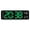 Green, variant on Hot Pink Led Digital Desk Clock With Temperature Display Jump Seconds Countdown For Bedroom White Pink Light