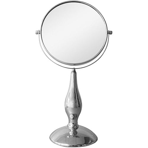 Freestanding Bath Magnifying Makeup Mirror