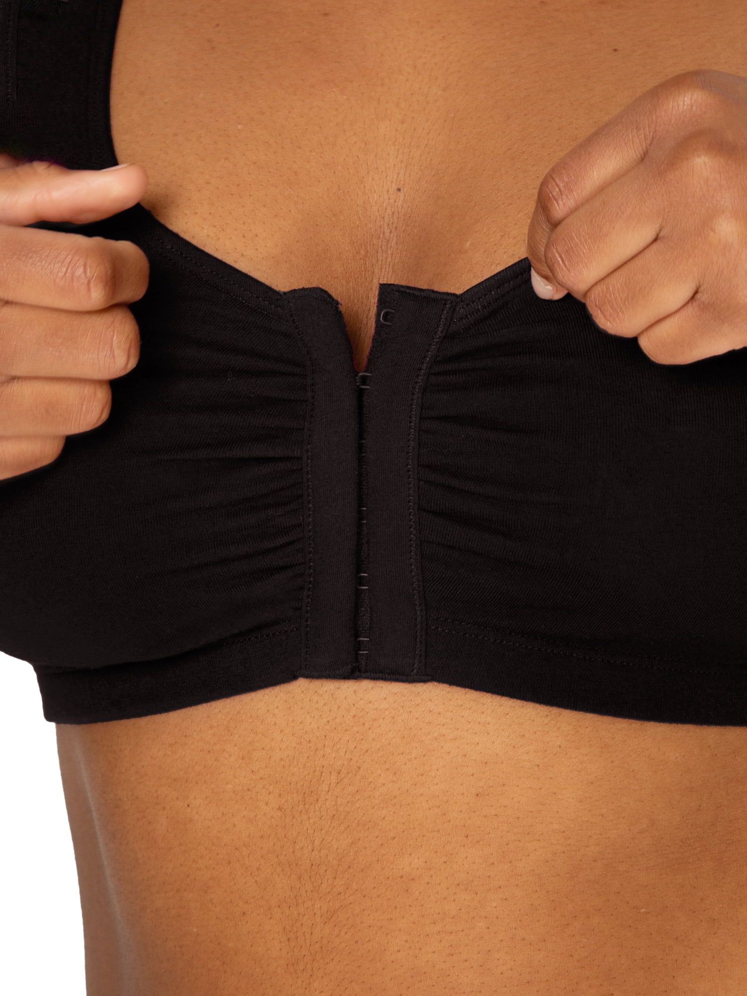 Fruit of the Loom Women's Comfort Front Close Sports Bra, 3-Pack, Style 96014D