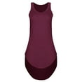 thumbnail image 3 of Women's Summer Dresses Sleeveless Sleeve Round Neck Solid Loose Short Flowy Pleated Mini Babydoll Dress Women 2025 Summer Tank Dresses Crew Neck Fit Short Casual Ruched Bodycon Party Club Mini Dress, 3 of 9