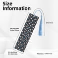 thumbnail image 3 of Kdxio Space Print Metal Tassel Bookmarks,Perfect Gift for Art Lovers and Bookworms Metal Bookmarks for Women, 3 of 8