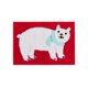thumbnail image 1 of Alfombra navideña Polar Bear Blessing (imitación), 1 of 6