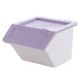 thumbnail image 1 of Desktop Plastic Storage Box Stationery Holder School Office Supplies Storage Box with Cover, 1 of 7