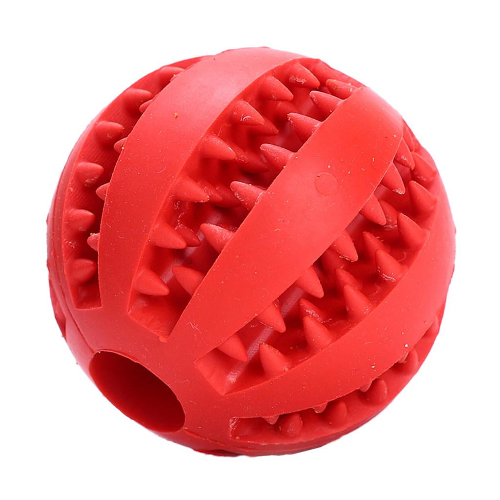 Snack Toy Fillable Treat Ball Chew Toy Rubber Dog Ball for Large And