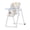 Multicolor, variant on Kinderkraft Yummy Adjustable Baby High Chair, Foldable Toddler Feeding Chair with Removable Tray, 6 Months to 3 Years, Pink