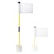 thumbnail image 1 of Soidarity Golf Flagstick Set Portátil Desmontable Ajustable Impermeable Lavable Colorido ABS Agujero Taza Poner Bandera Verde Amarillo Golf Blanco Soidarity OD021174-01, 1 of 6