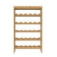 thumbnail image 5 of Lavish Home 25-Bottle Wine Rack - Freestanding 5-Tier Storage Table, 5 of 7