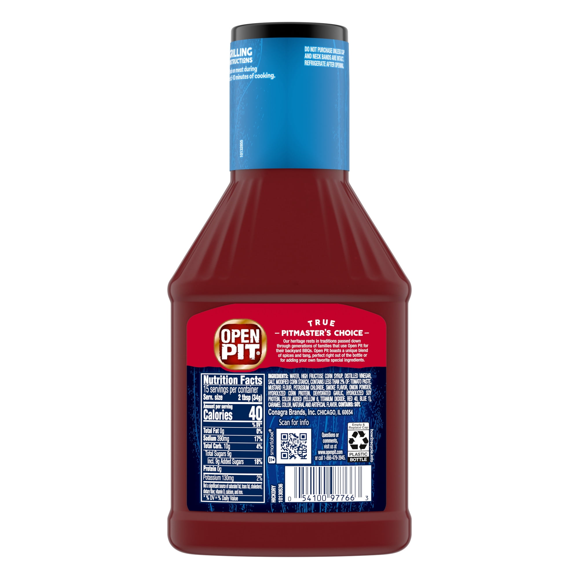 Open Pit Blue Label Hickory BBQ Sauce, 18 oz.