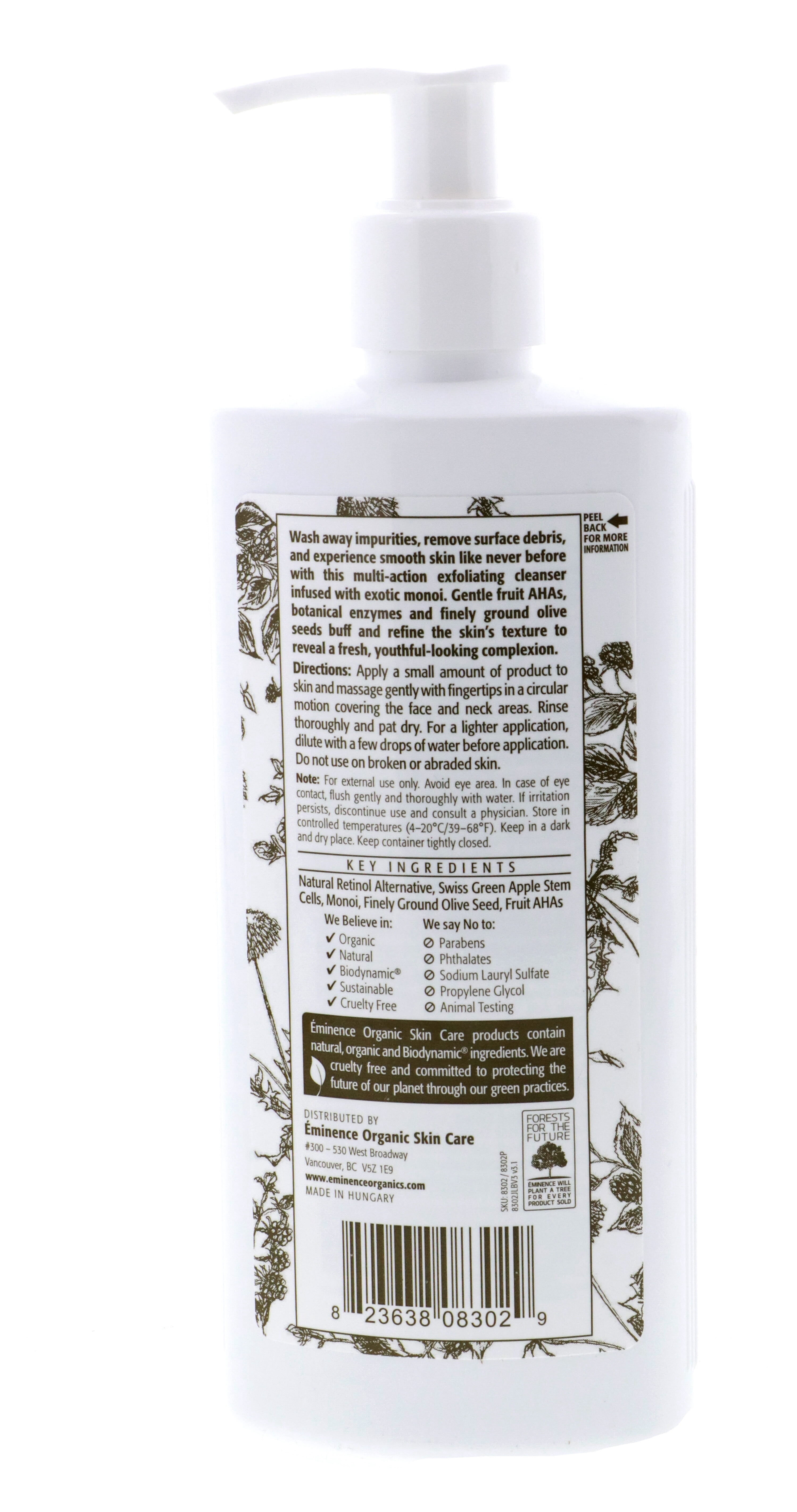 Eminence Monoi Age Corrective Exfoliating Cleanser, 8.4 oz