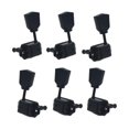 thumbnail image 1 of Clavijas de afinación de guitarra, kit de actualización de llaves de afinación izquierda y derecha, afinadores de bloqueo, juego de clavijas, Negro, 1 of 8