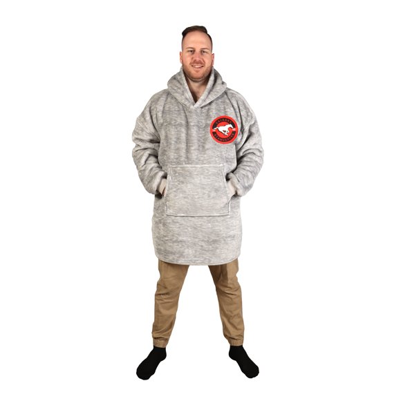 CFL Calgary Stampeders Hooded Wearable Blanket