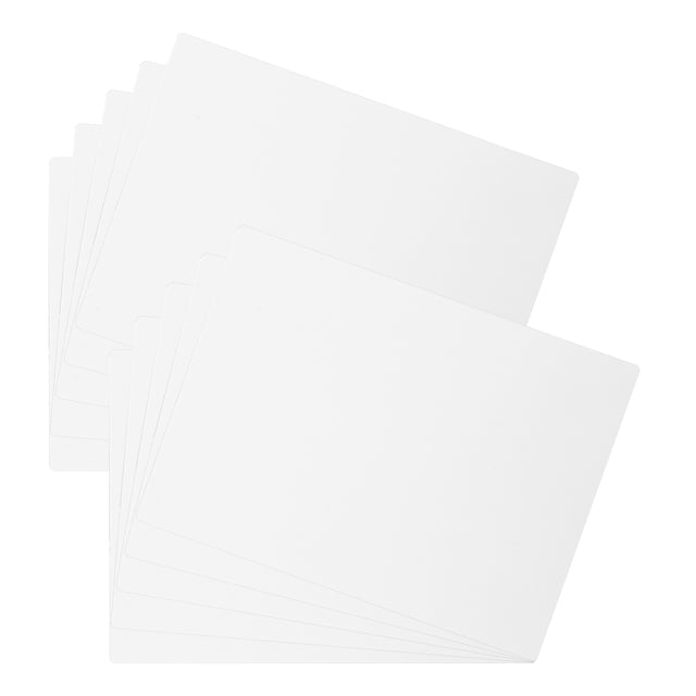 Raindrops 10Pcs Business Cards Printable Sublimation Blanks for Entrepreneurs Heat Transfer Printing White