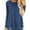 A-09 Blue, variant on HOWCOME Fall Long Sleeve Side Split Casual Loose Tunic Womens Blouses