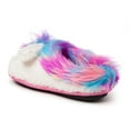 thumbnail image 2 of Dearfoams Kid's Girls Peyton Novelty Unicorn Fuzzy Slipper, 2 of 6