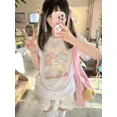 thumbnail image 3 of Camiseta blanca de estilo Preppy japonés, ropa Kawaii de cuello redondo, camisetas gráficas de verano, Loose Casual Y2k, Little Winstar, Sanrio, 3 of 7