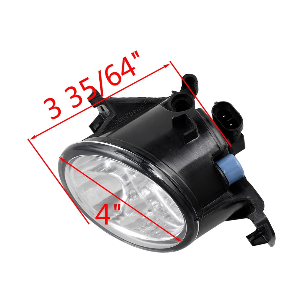 Astra Depot 1 Pair 9 LED Fog Lights Assembly Lamp Real Glass Lens for Nissan Altima Maxima Sentra Rogue Pathfinder
