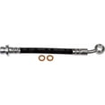 thumbnail image 2 of KarParts360 For Acura MDX 2001 02 03 04 05 2006 Brake Hydraulic Hose | EPDM Rubber Hose | Black Color | 6.25 Inches Axis 1 Length | Flexible Hose Describe Type | Treated Steel End 1 Fitting Material, 2 of 5