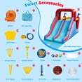 thumbnail image 5 of Sunnyfree Inflatable Water Slide Bounce House for Kids 3+, 65.3" × 370" × 91.3", 3 Water Slide with Sprinkler and 2 Slip Inflatable Boards, 5 of 13