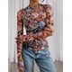 thumbnail image 4 of PRETTYGARDEN Camisa de Malla Floral de Manga Larga para Mujer XXL, 4 of 8