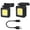 Upper and Lower Lights, variant on SharkTRUE Action Camera Adhesive Mount with 360 Degree Rotation for Curved and Flat Surfaces