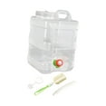 thumbnail image 4 of Contenedor de agua dispensador de bebidas 15L multiusos con amplia abertura de llenado con tapa y asa Tanque de agua para conducir Picnic Claro, 4 of 8