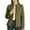 Army Green, variant on Women's Winter Warm Cotton Jacket Single Breasted Zipper Jacket, Lightweight and Comfortable Outerwear for Cold Weather Protection and Daily Use,White M