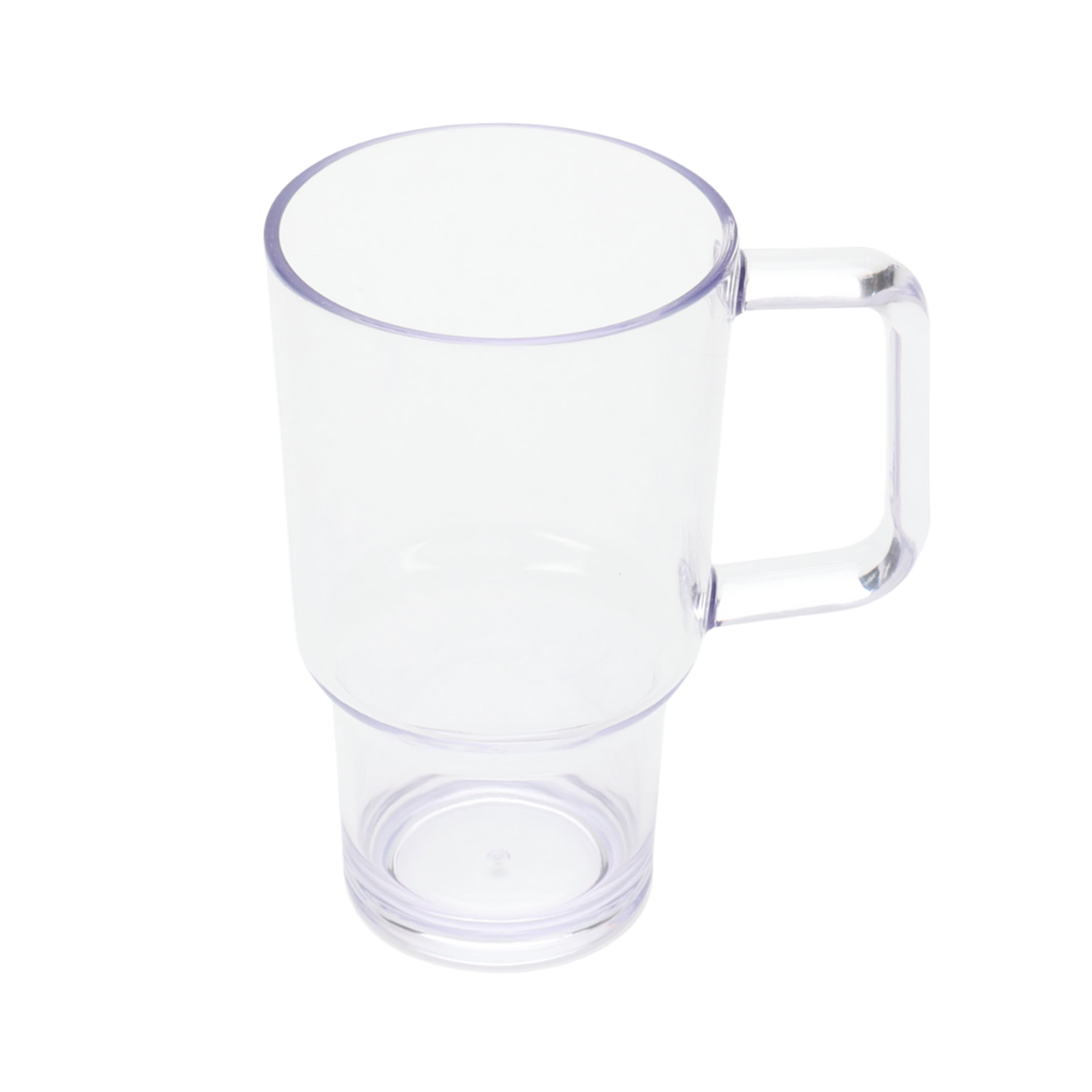 Mainstays 21-Ounce Acrylic Tumbler with Handle, Clear