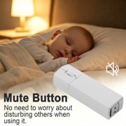 Dpisuuk Wireless Mouse Bluetooth Mini Ultra Slim Silent Tri-Mode 2.4GHz & Dual Bluetooth Travel Mice with Case Rechargeable Portable Small Mouse for Laptop PC Desktop MacBook Tablet Kids Gift, White