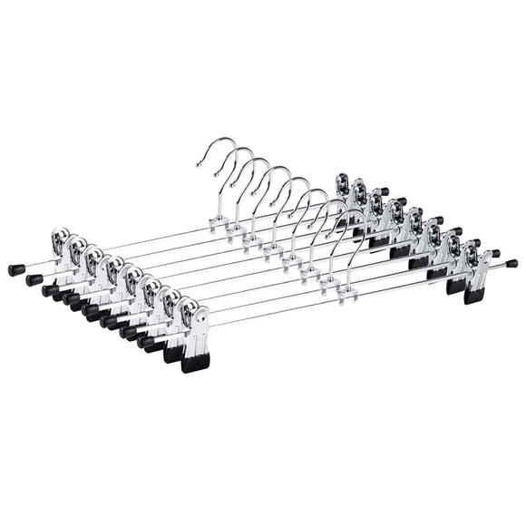 10st40cmkromjärngalgar,silvermetallbyxgalgargalgarförbyxorshortskjolstrumporunderkläder,medhalkfriaklämmor