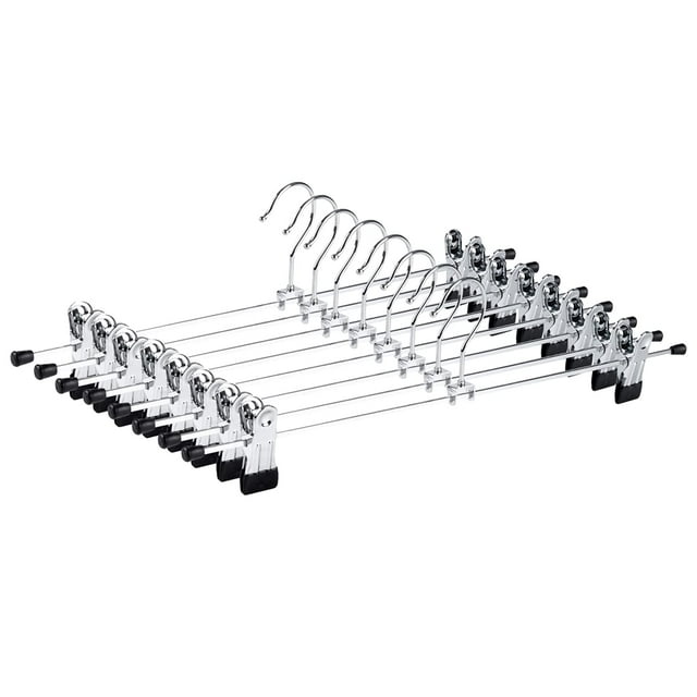 10st40cmkromjärngalgar,silvermetallbyxgalgargalgarförbyxorshortskjolstrumporunderkläder,medhalkfriaklämmor
