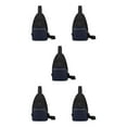 thumbnail image 2 of relayinert Hands Free No Burden Chest Bag Soft Polyster Large Capacity With Earphone Hole Easy To Carry blue 5Set, 2 of 6