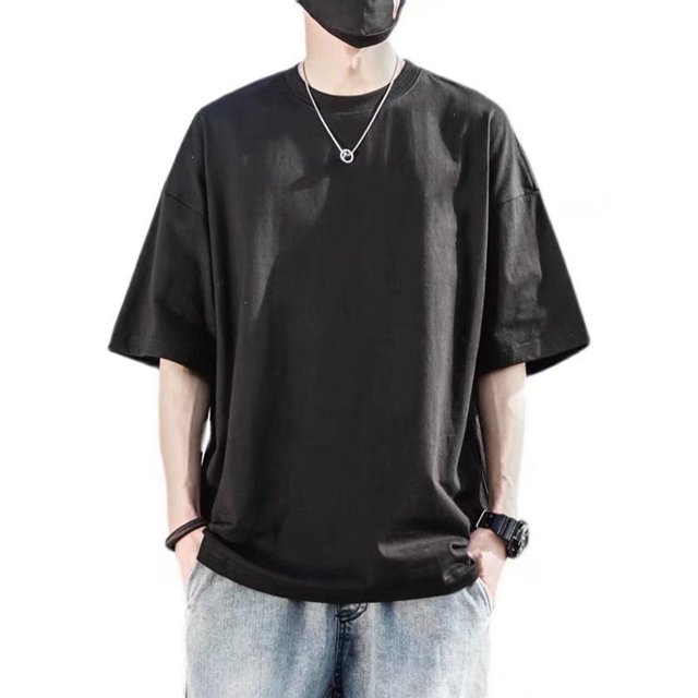 Camiseta de hombre media manga diseño de estampado único Casual estilo suelto Tops de moda para verano