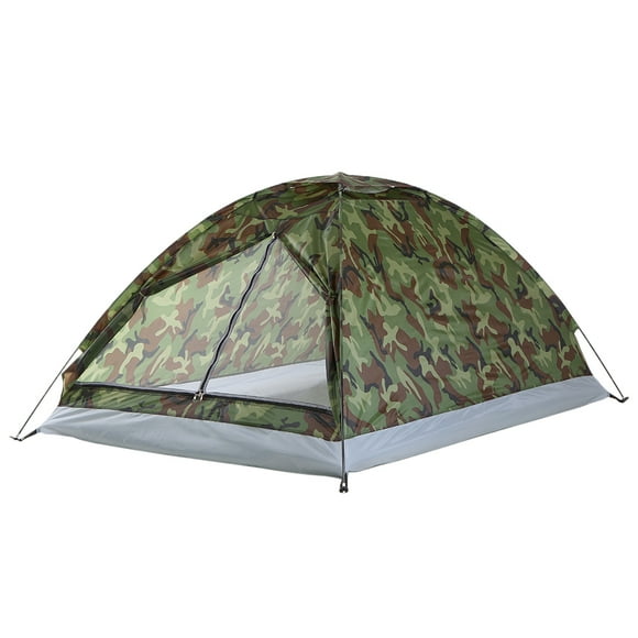 TOMSHOO Tente de Camping pour 2 Personnes, une Seule Couche, Extérieure, Portable, Camouflage