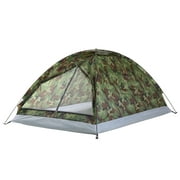 TOMSHOO Camping Tent for 2 Person Single Layer Outdoor Portable Camouflage