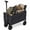 Black/25.00 x 16.34 x 34.65 inch, variant on Alvantor Folding Wagon Cart, 220LBS Heavy Duty Collapsible Utility Cart with All-Terrain Wheels & Brake, Portable Outdoor Wagon for Camping Garden Beach Shopping Grocery