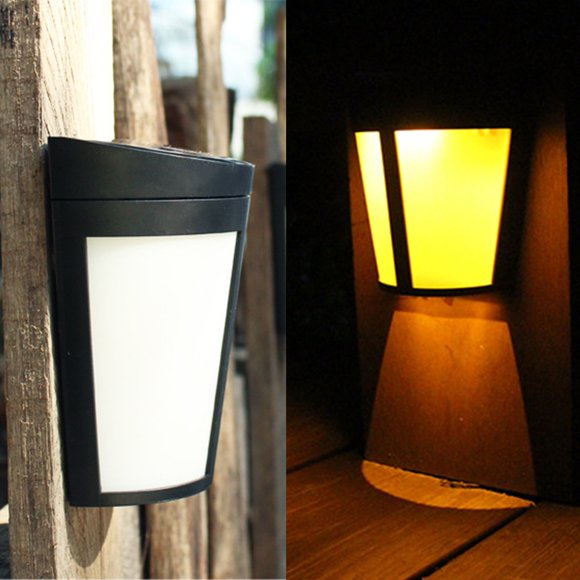 Neinkie Outdoor Solar Wall Light , Modern Waterproof Porch Light, Lantern Exterior Wall Lamp, Motion Sensor Outside Wall Sconce for Porch, Doorway