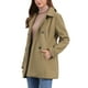 thumbnail image 4 of Abrigo de invierno de mujer con doble botonadura y mangas largas en color café, 4 of 6