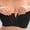Black, variant on Bras For Women, Strapless Backless Front Closure Bra, Invisible Strap One Piece Molded Fixed Cup For Formal Daily Outfits Black XXL