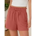 thumbnail image 3 of ANRABESS Shorts for Women Summer Casual High Waisted Wide Leg Drawstring Lounge Shorts Comfy 2026 Beach Vacation Clothes Large, 3 of 11