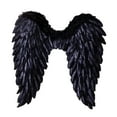 thumbnail image 2 of Alas de ángel, accesorio para disfraz de Halloween, alas de hada, alas de plumas para fiestas. Adultos, 2 of 9