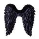 thumbnail image 2 of Alas de ángel de plumas para adultos, disfraz cómodo y elegante para Halloween., 2 of 9