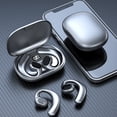 thumbnail image 2 of GJX Bone Conduction Headphones,Bone Conduction Technology Open Ear Headphones,Wireless Connection Running Earbuds,Black, 2 of 4