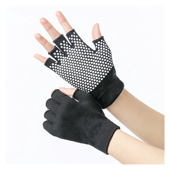 1 Pair Yoga Gloves Half Finger Gloves Training Workouts Non Slip Sports Gloves ,Flexible and Comfortable