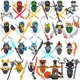 thumbnail image 5 of 24 piezas de figuras de personajes de anime Ninja Garmadon Jay Lloyd Samukai Cole Harumi Ultra Violet Pyro Snake bloques de construcción juguetes para niños, 5 of 5