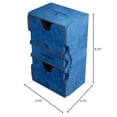 thumbnail image 2 of Stronghold Deck Box 200+ Blue, 2 of 6