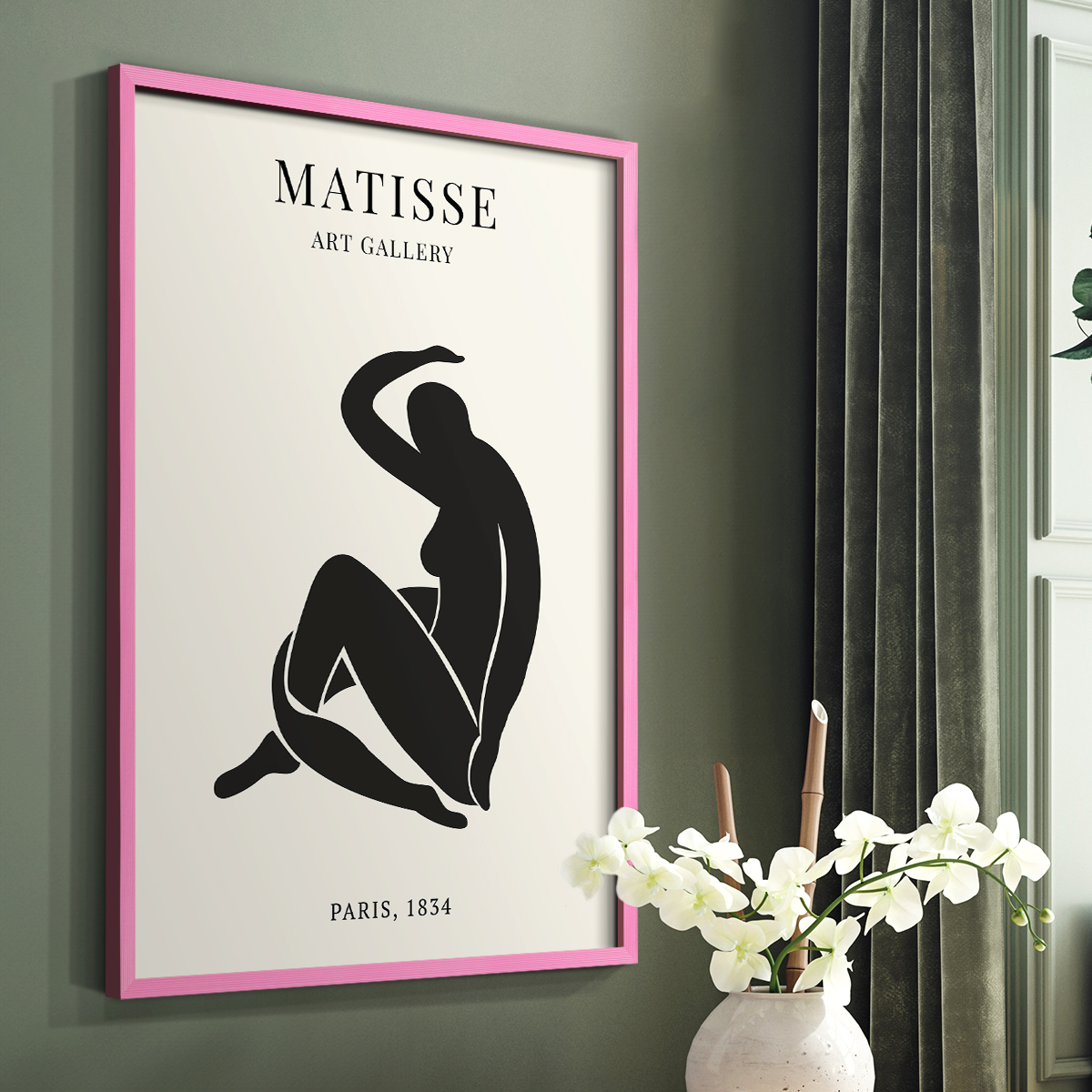 Matisse LXV Framed Print - Solid Wood