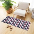 thumbnail image 6 of Haosy Pied De Poule Pattern Bathroom Rugs Non Slip Absorbent Soft Plush Quick Dry Bath Mat, 39"x20", 6 of 8