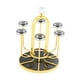 thumbnail image 2 of Soporte para secar tazas, soporte para tazas de café, escurridor antideslizante para vasos, cafeterías, tiendas, oficinas, vasos para beber. Oro, 2 of 9